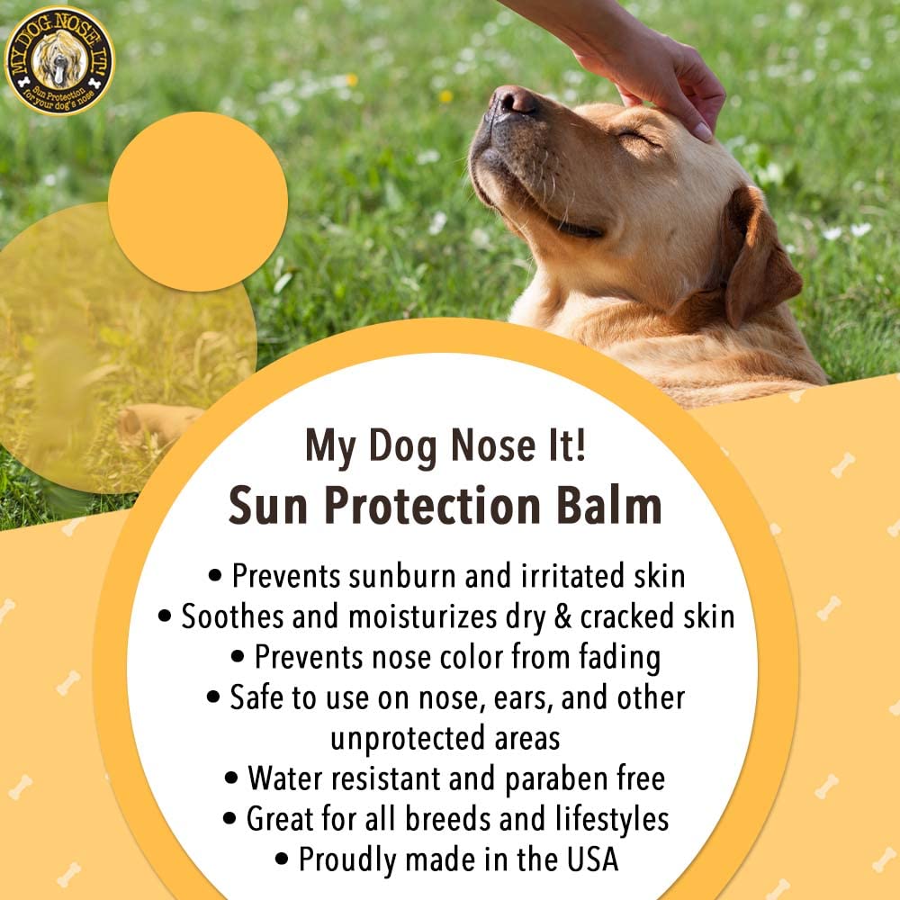 My Dog Nose It natural Carnuba Wax formula for moisturized snouts.
