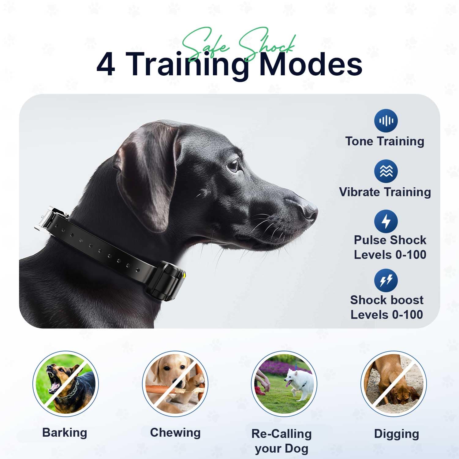 My Pet Command adjustable prongs in multiple sizes for comfort.