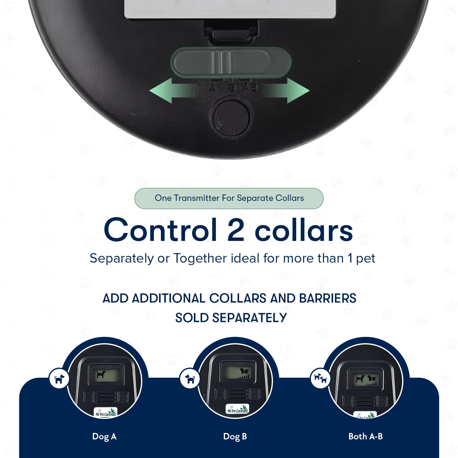 My Pet Command extra dog collar pack for multi-dog setups