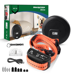 My Pet Command indoor barrier transmitter box creates a safe room boundary for dogs