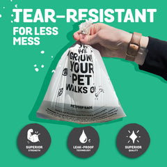 MyEcoWorld unscented bags for discreet odor control on walks.