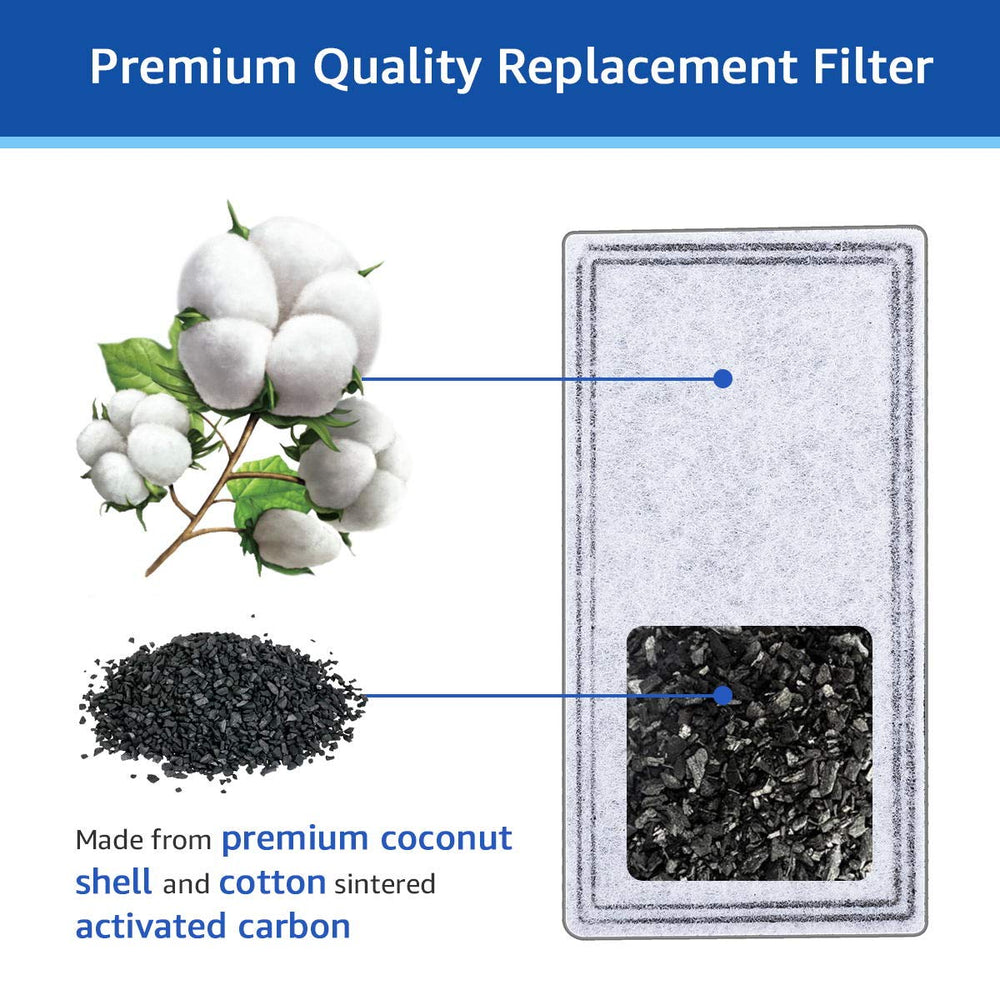 MyfatBOSS 12-pack charcoal filters for Fung Shui remove odors and debris.