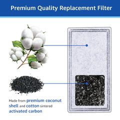 MyfatBOSS 12-pack charcoal filters for Fung Shui remove odors and debris.