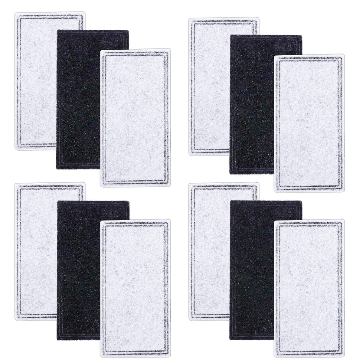 MyfatBOSS 12-pack charcoal filters for Pioneer Raindrop keep water fresh.