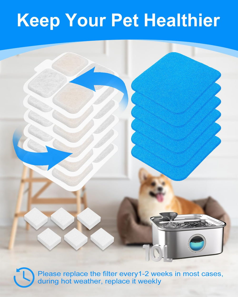 Perfect for busy households with multiple dogs needing reliable hydration.