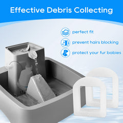 MyfatBOSS pet-safe compatible water fountain filter supports steady flow and cleaner reservoirs.