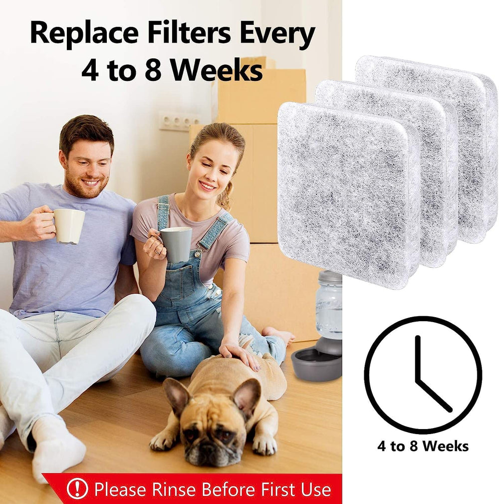 MyfatBOSS recommended replacement cadence for fresh-tasting water.