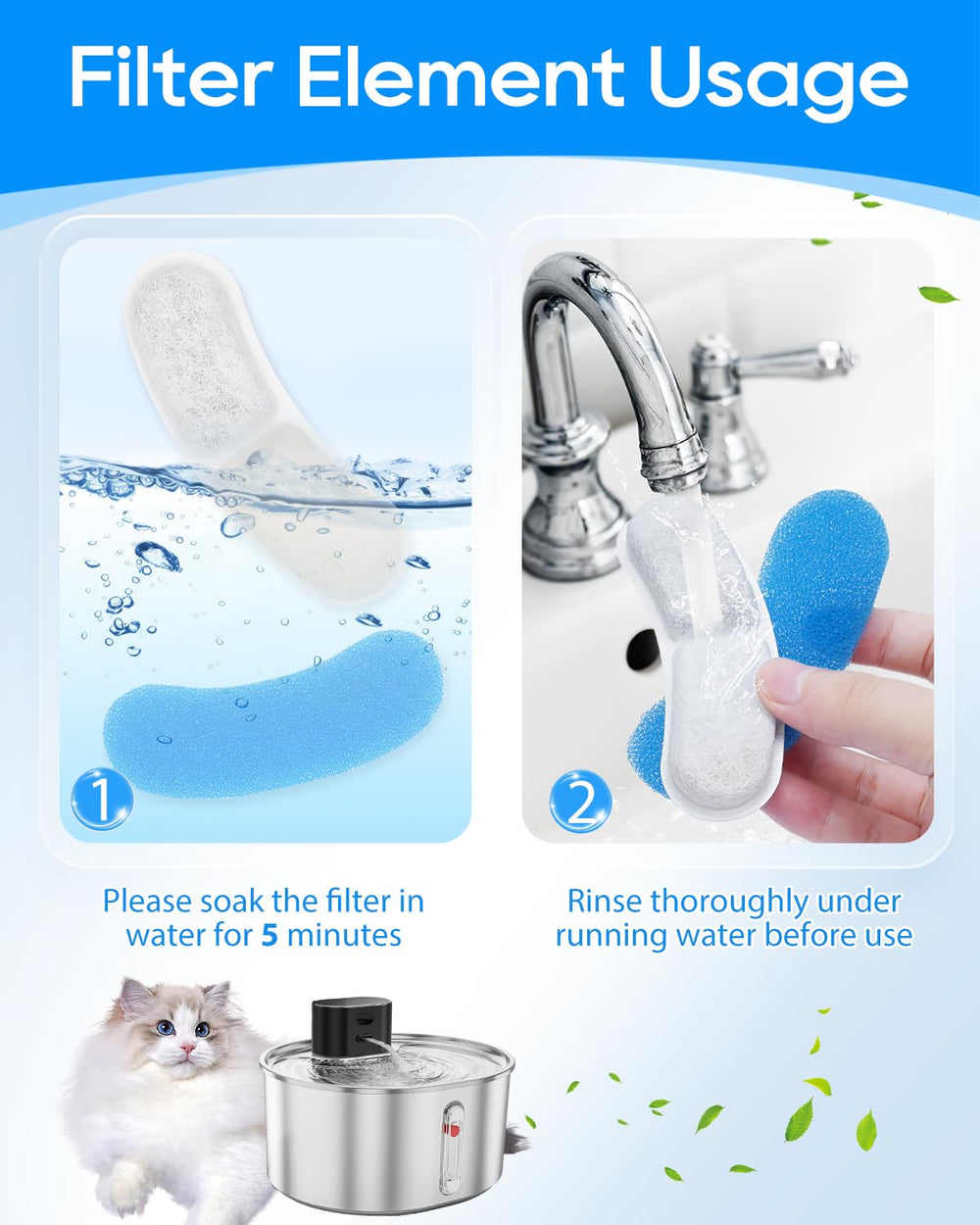 MyfatBOSS soak and rinse step helps remove carbon dust before use.