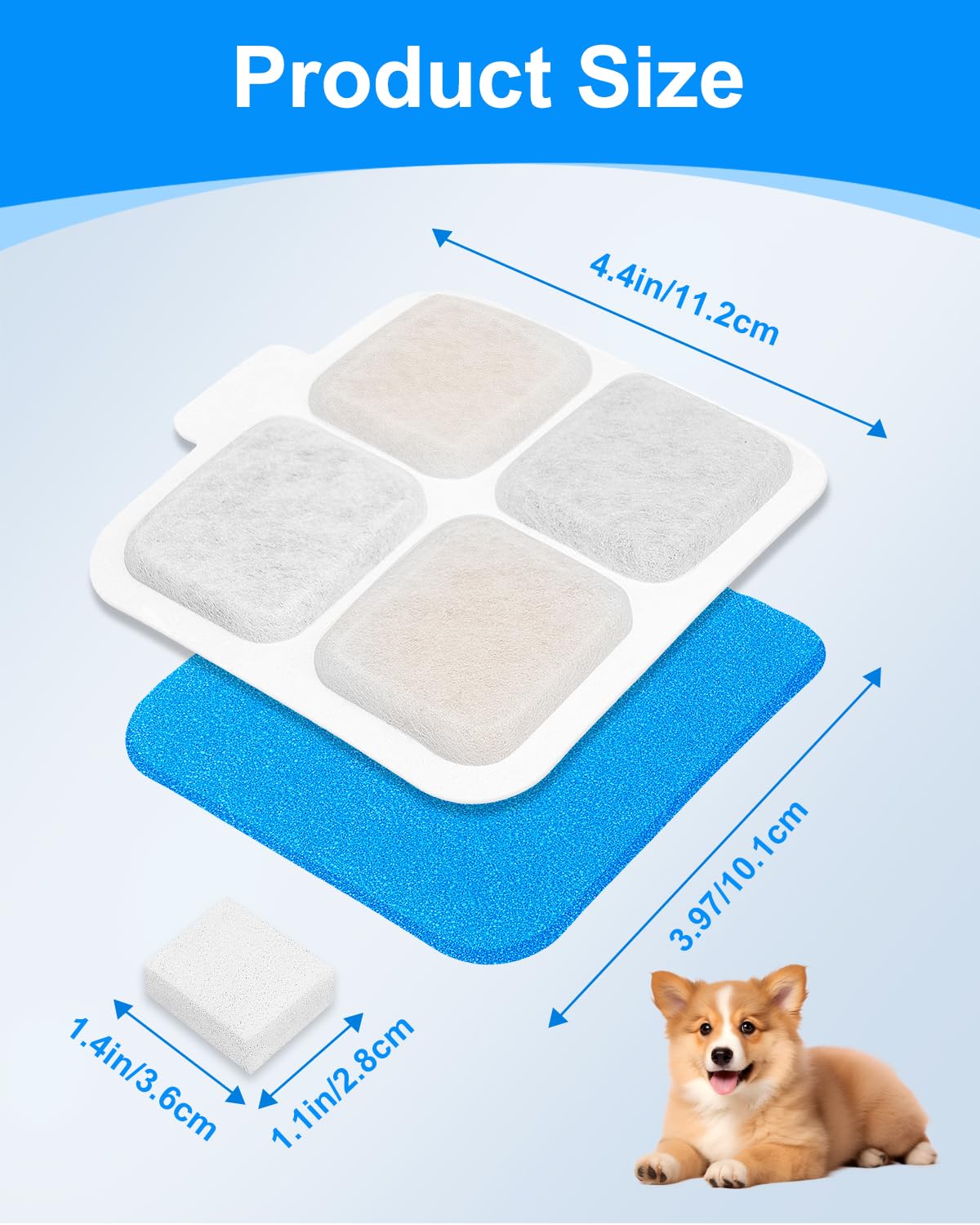Soak and rinse steps before installation ensure optimal performance.