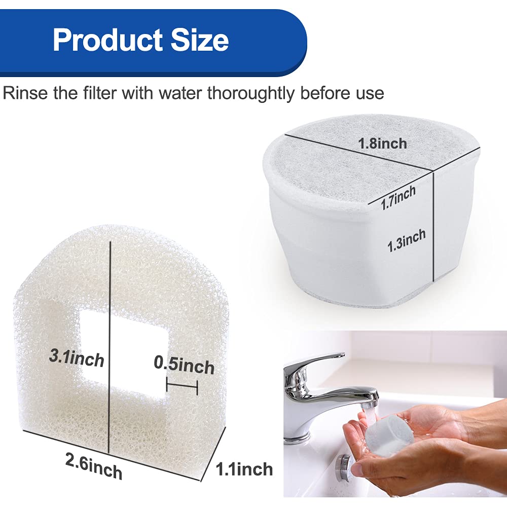 MyfatBOSS water fountain with pristine water clarity after new filters