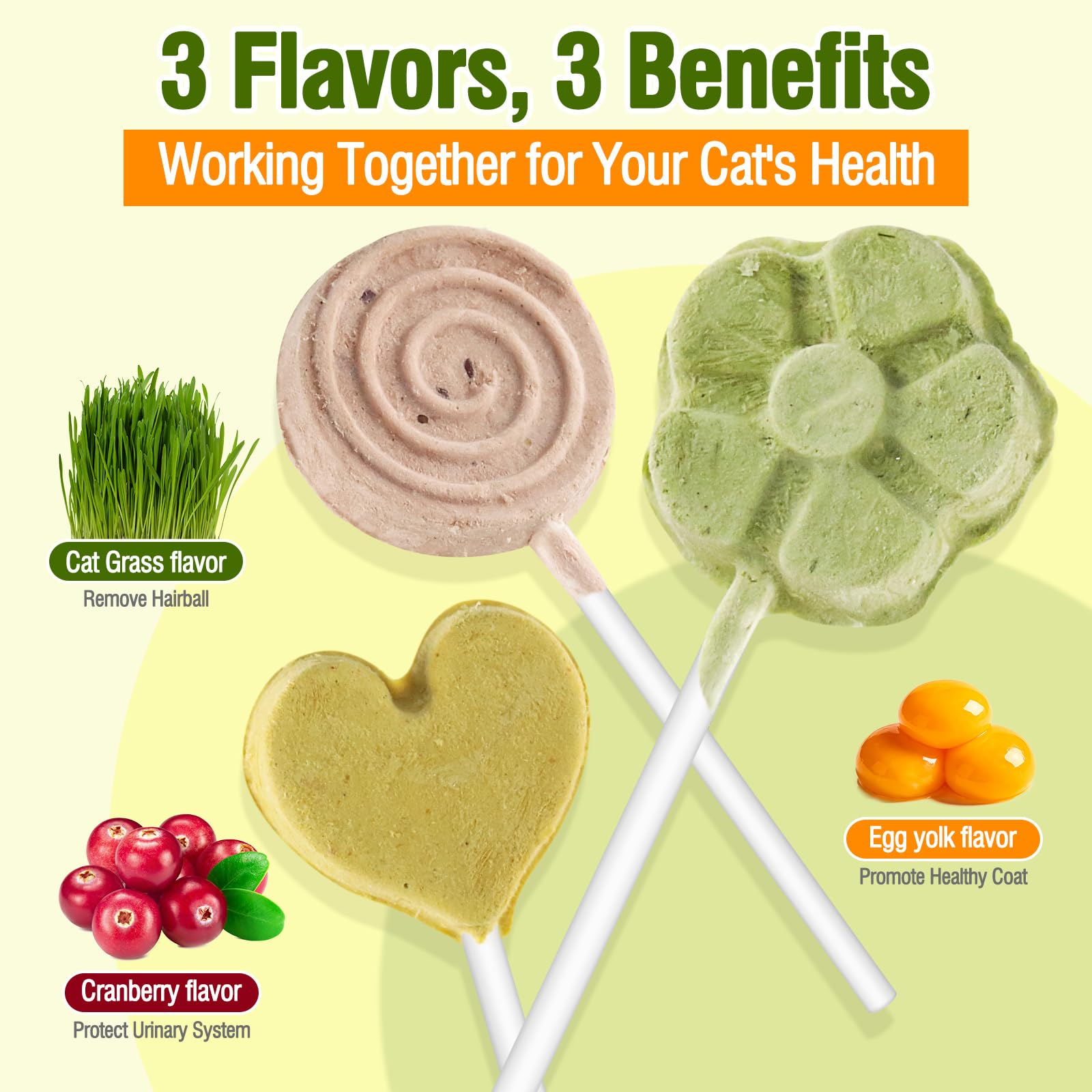 Myfoodog egg yolk lollipop on a stick promotes shiny coat and skin.