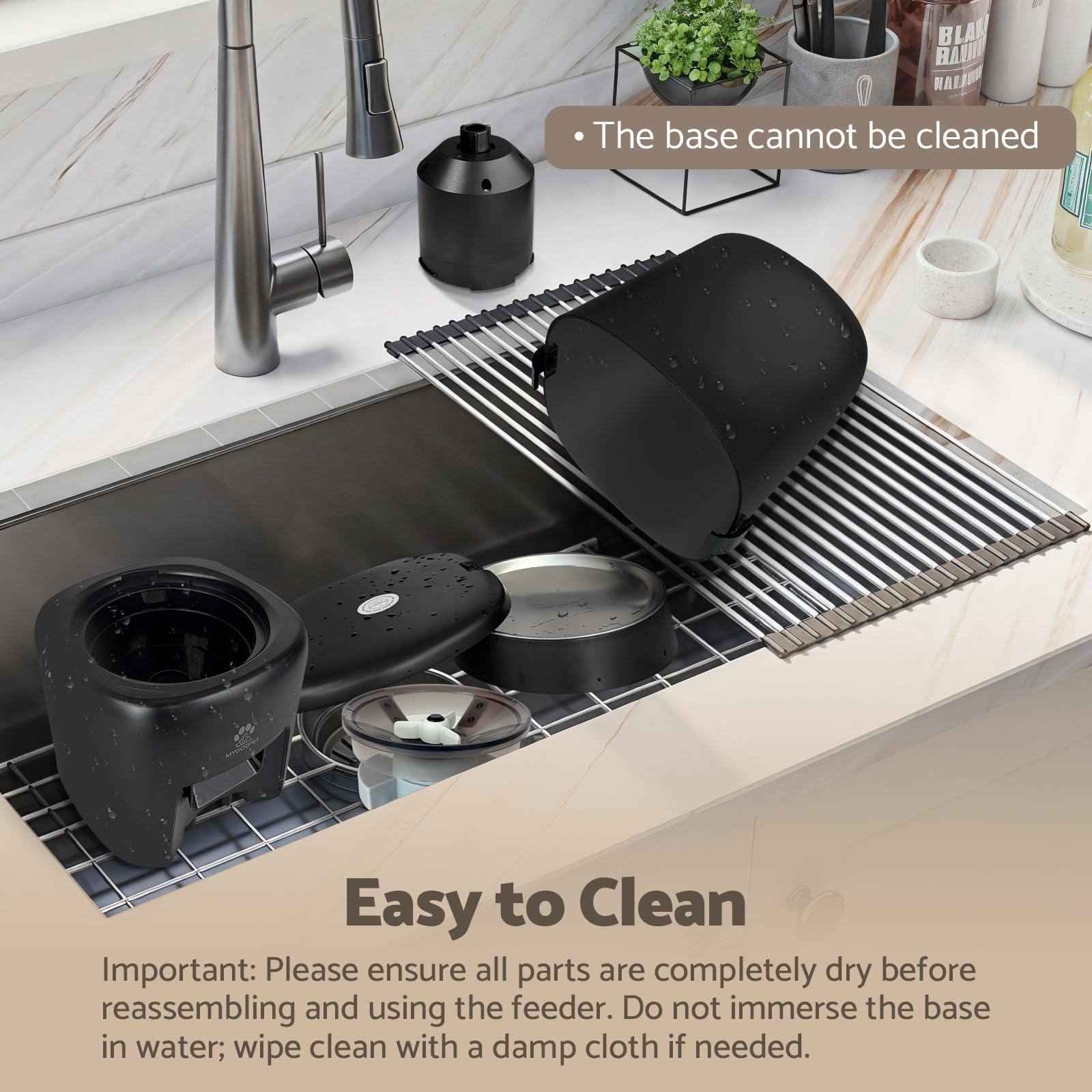 MYGODPET easy-clean lid for effortless maintenance