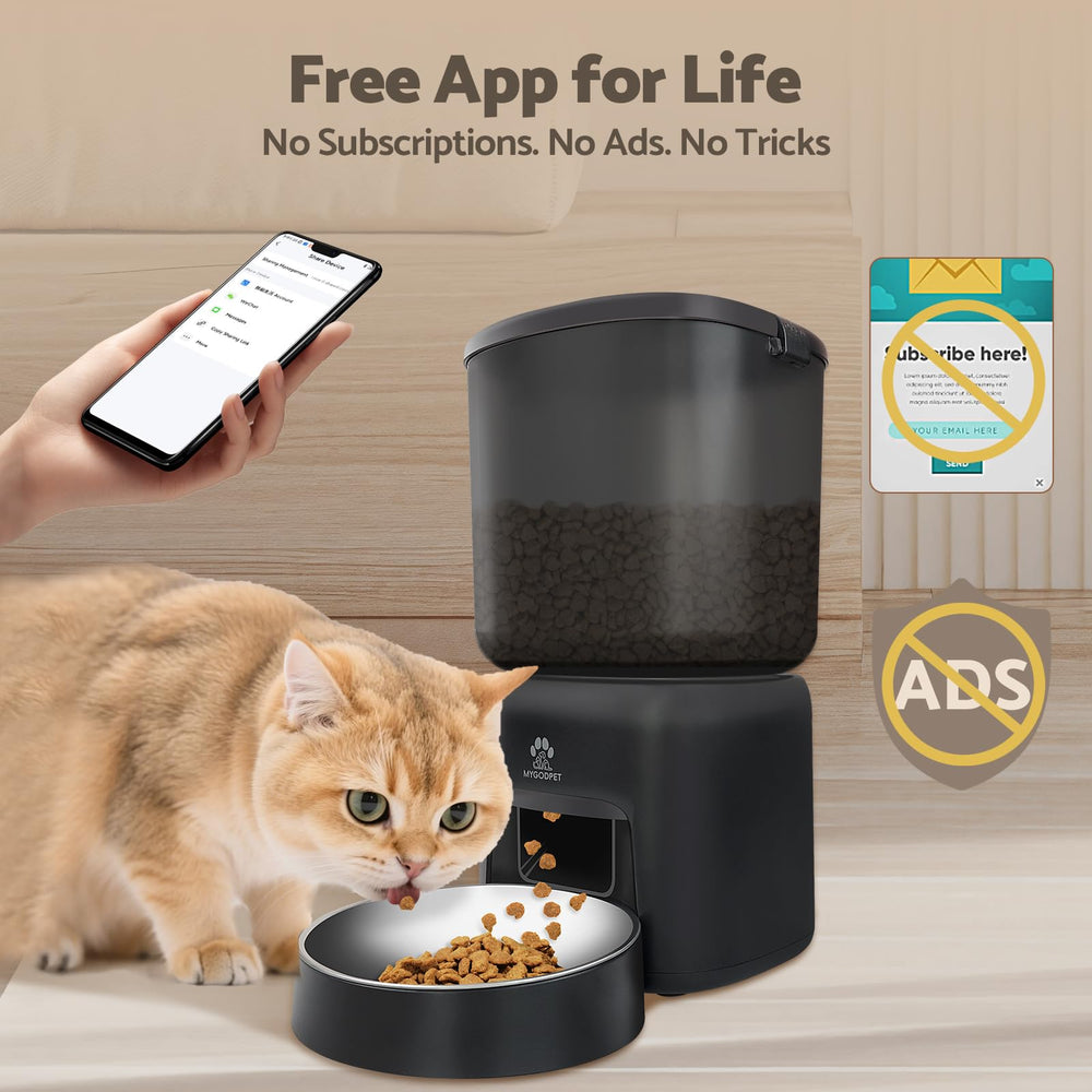 MYGODPET box contents including quick-start guide and desiccant bag