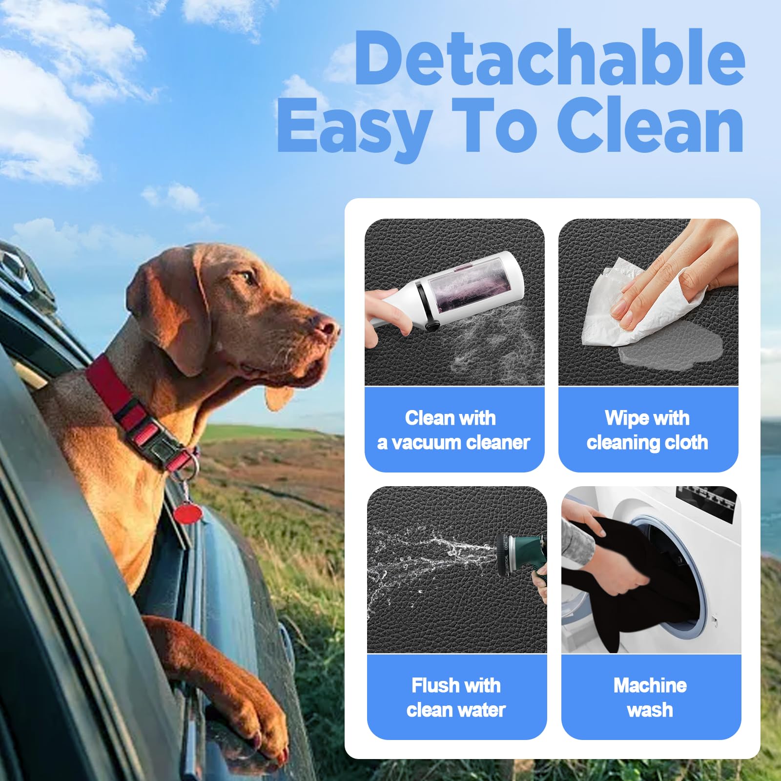 MYJAQI 400 lbs load-bearing extender supports multi-dog travel.