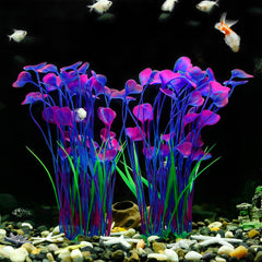 MyLifeUNIT aquarium plants soft leaves offer hiding spots for fish during exploration.