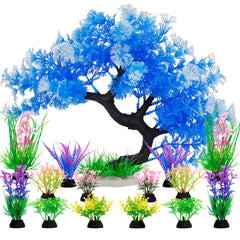 MyLifeUNIT fish tank tree large decor adds vertical interest and hiding spots.