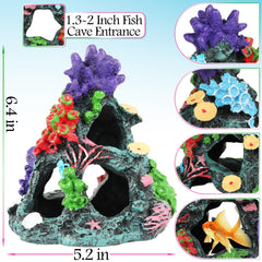MyLifeUNIT 7-piece colorful aquarium plants add vibrant color to your tank.