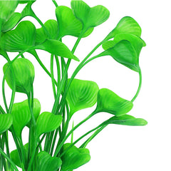 MyLifeUNIT heart-shaped leaves plastic aquarium plants provide hiding spots for fish.