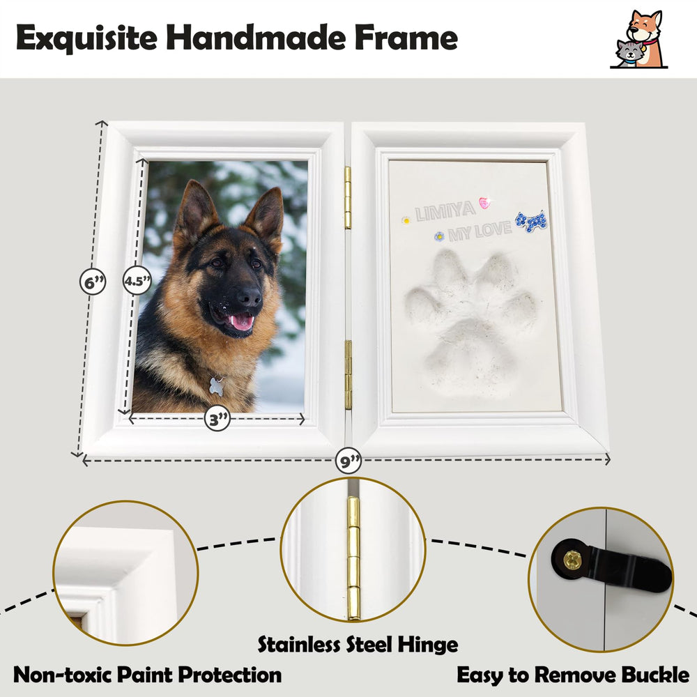 MYPAWLETS frame with bling rainstones adds decorative charm.