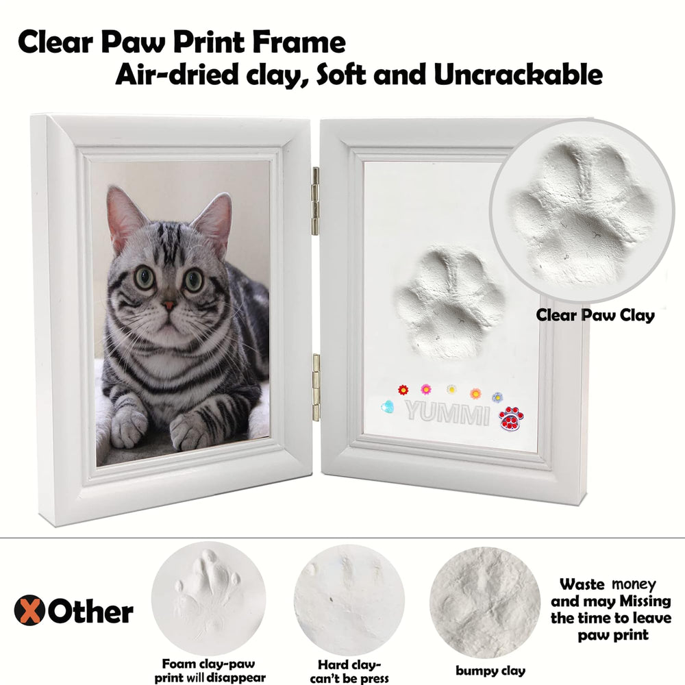 MYPAWLETS clay impression kit creates a clear paw print you can personalize.