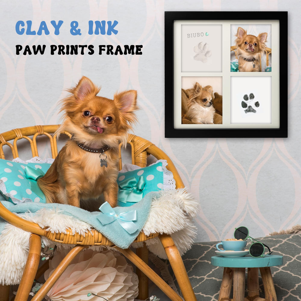 MYPAWLETS Clean-Touch inkless pad keeps paws clean during imprinting.