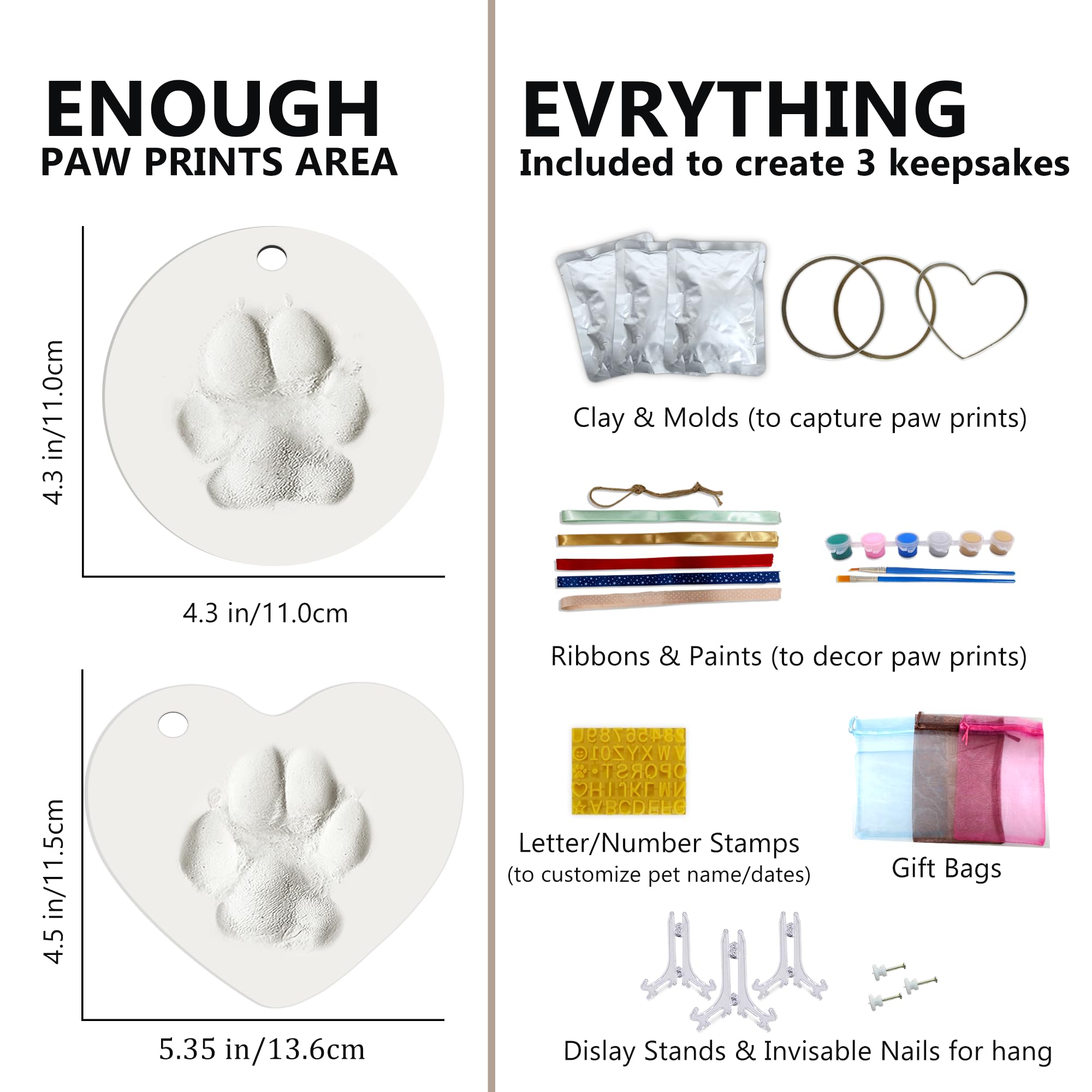MYPAWLETS tree-ready display stand and hidden nail enable easy hanging.