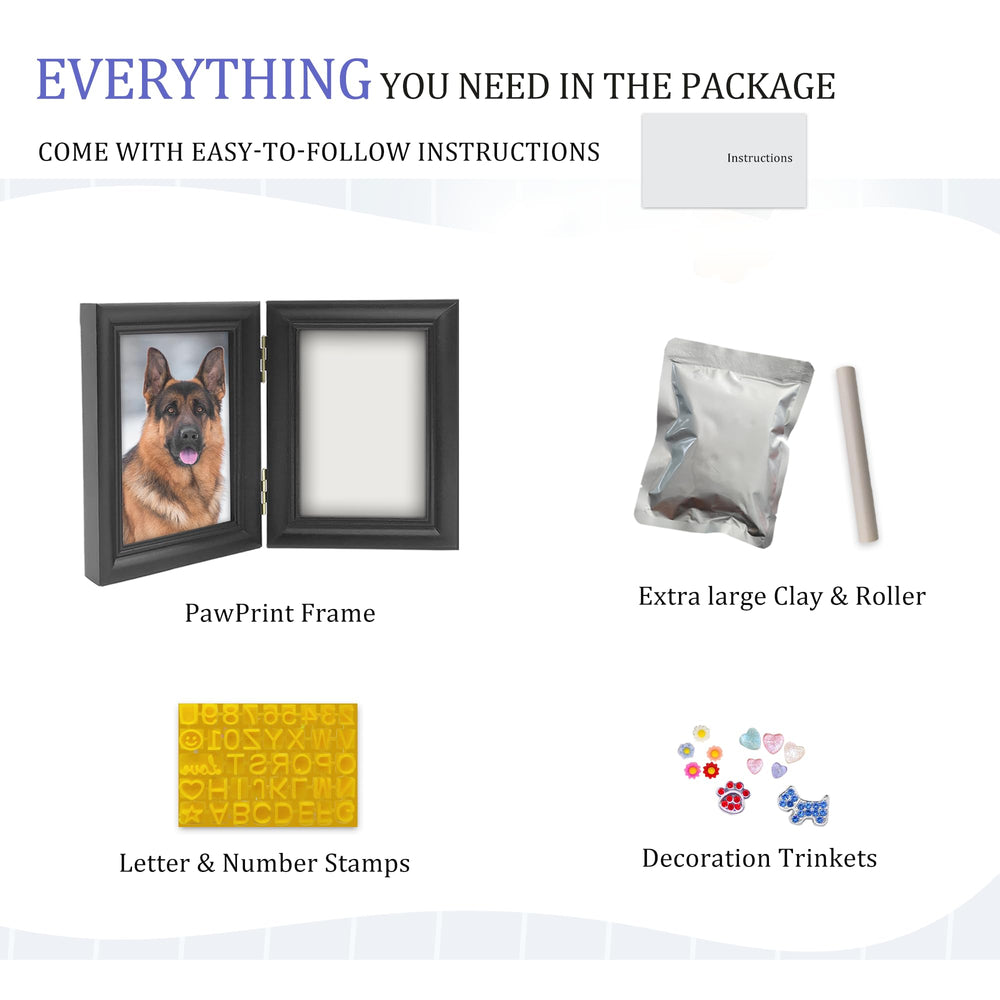 MYPAWLETS DIY paw print kit with simple instructions