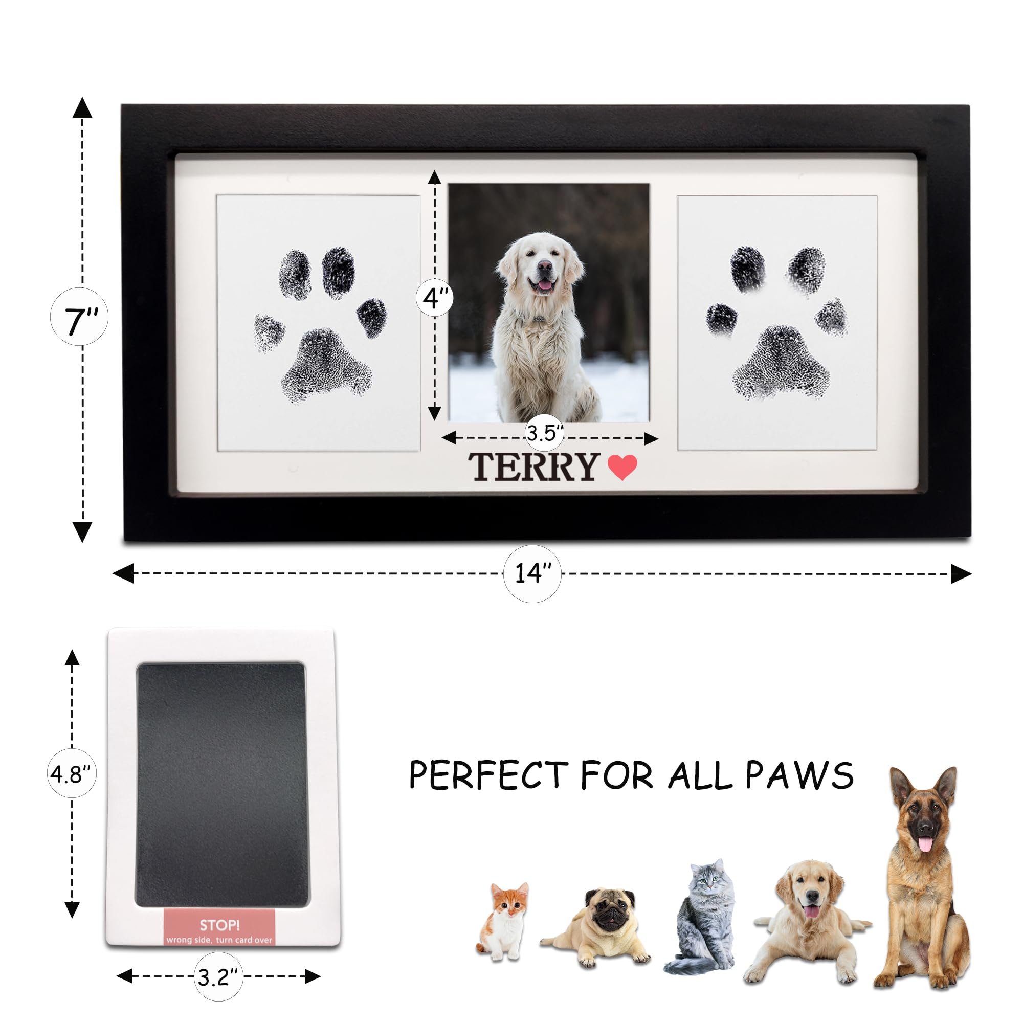 MYPAWLETS easy wall mount hole for gallery-worthy display