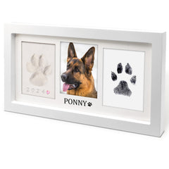 MYPAWLETS extra large paw frame assembly shows easy setup for a lasting keepsake