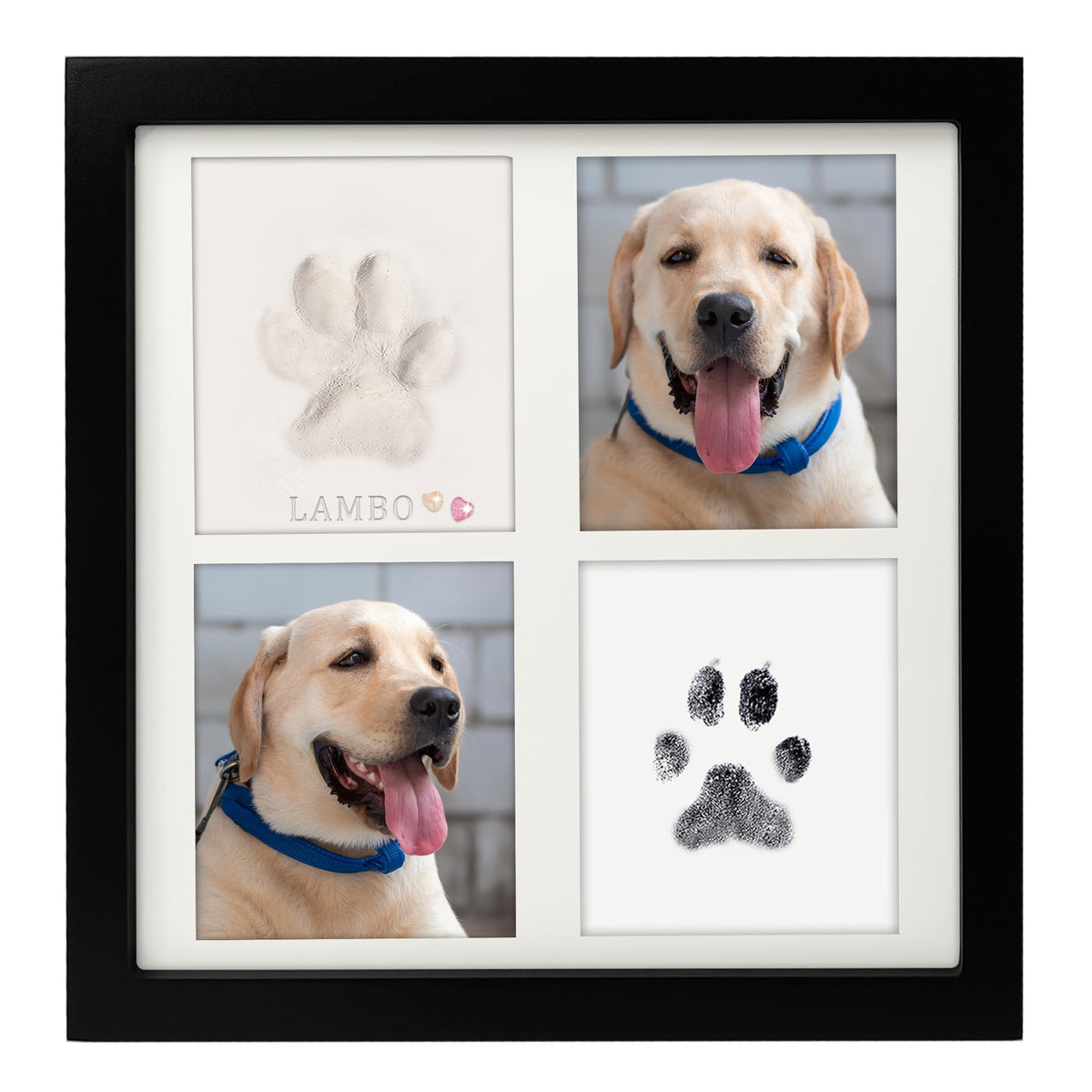 MYPAWLETS Ink & Clay Paw Print Kit captures tiny paw impressions safely for dogs and cats.