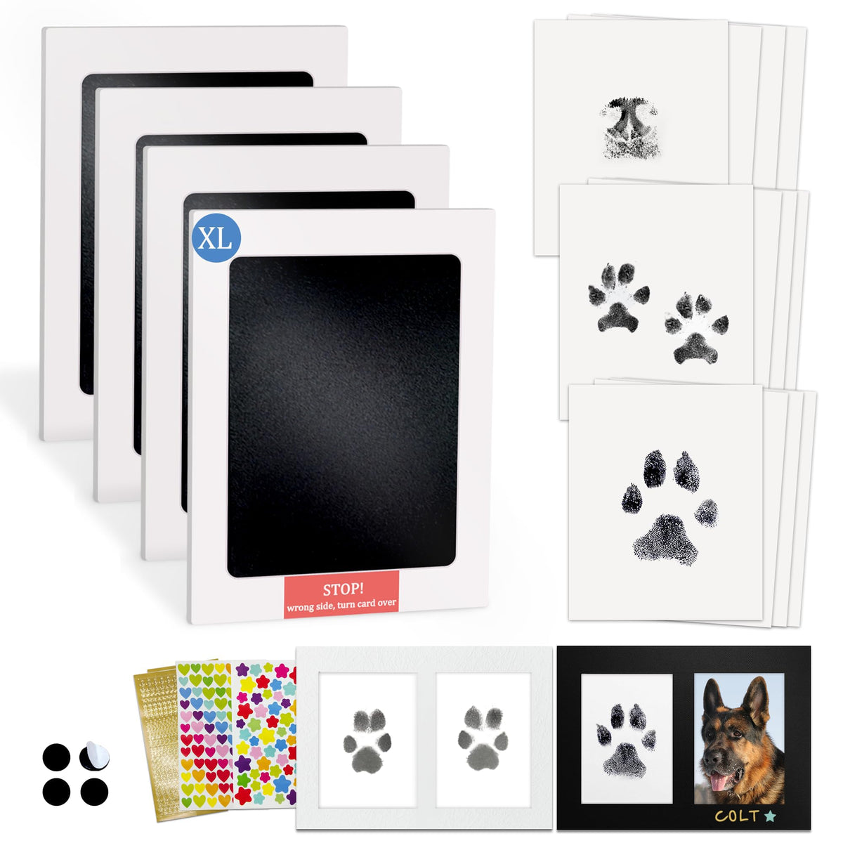 MYPAWLETS inkless paw print pad close-up for mess-free use.