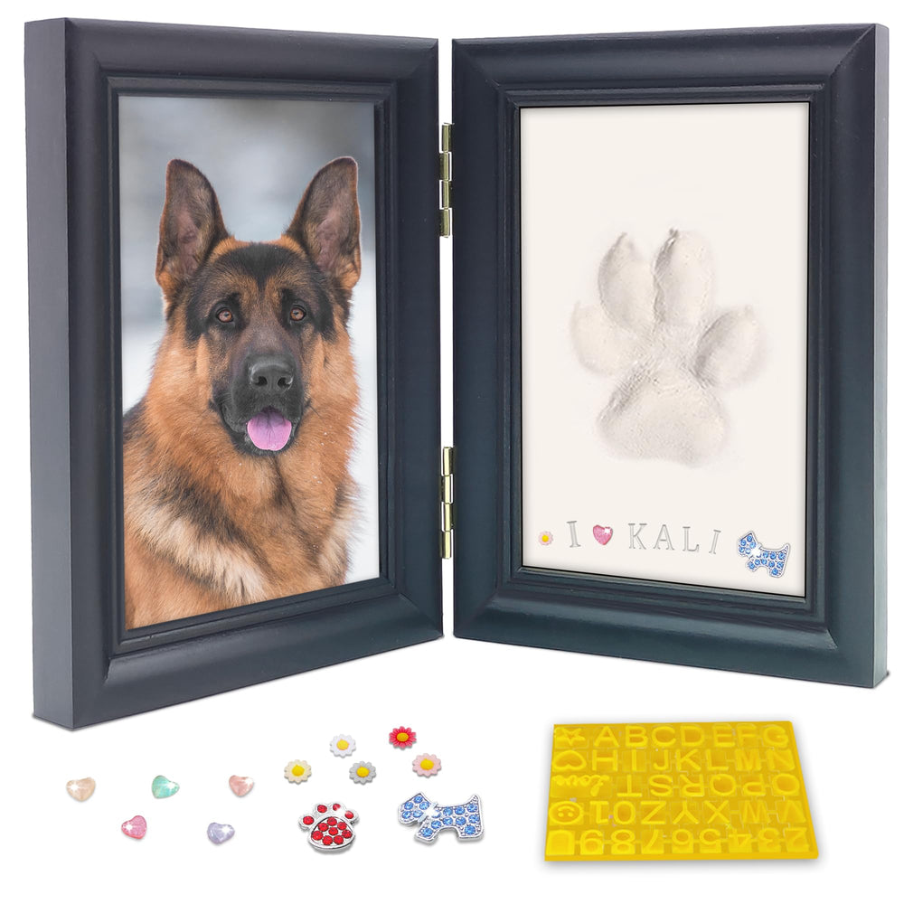 MYPAWLETS large pawprint frame for pet memories