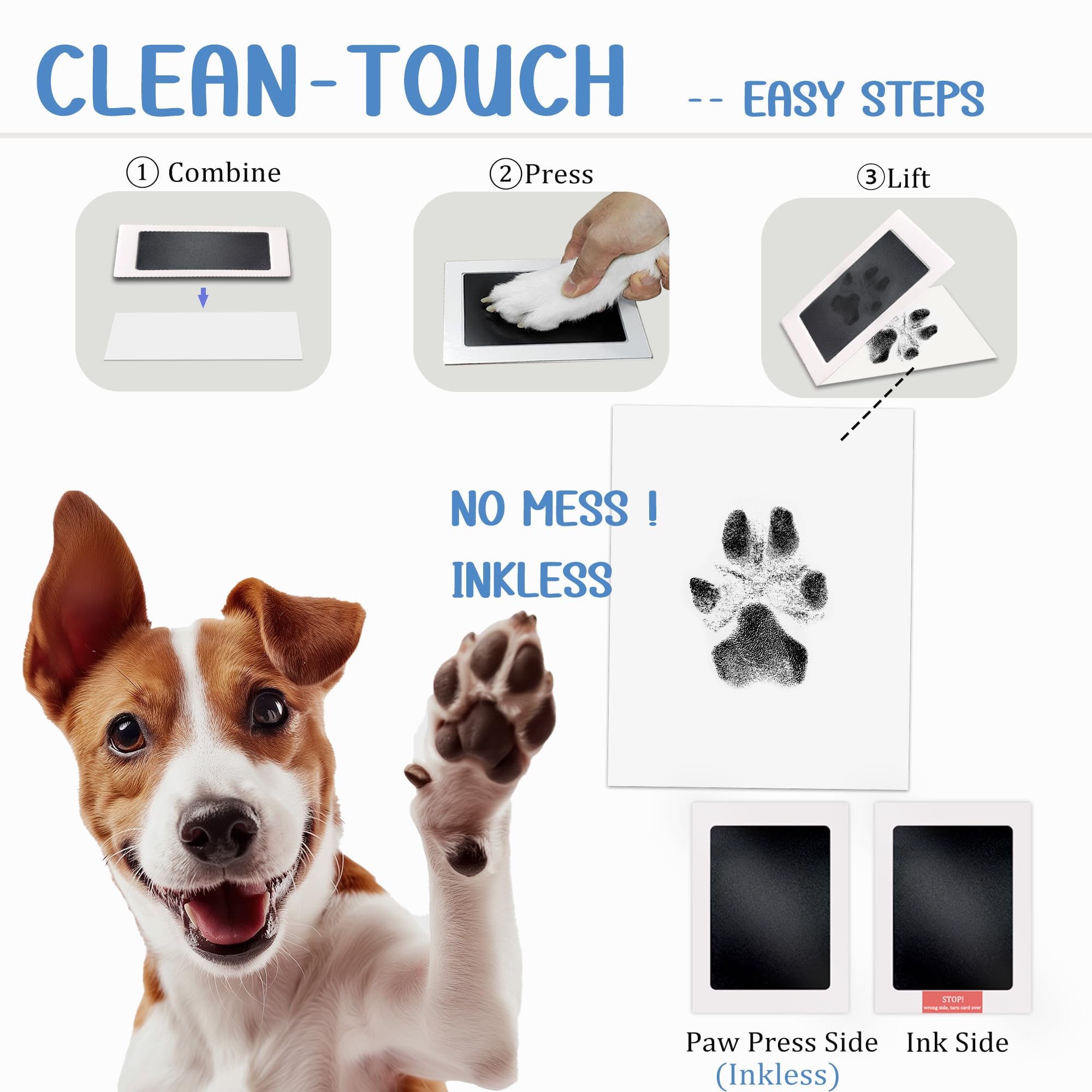 MYPAWLETS name and date stamps to personalize the keepsake.