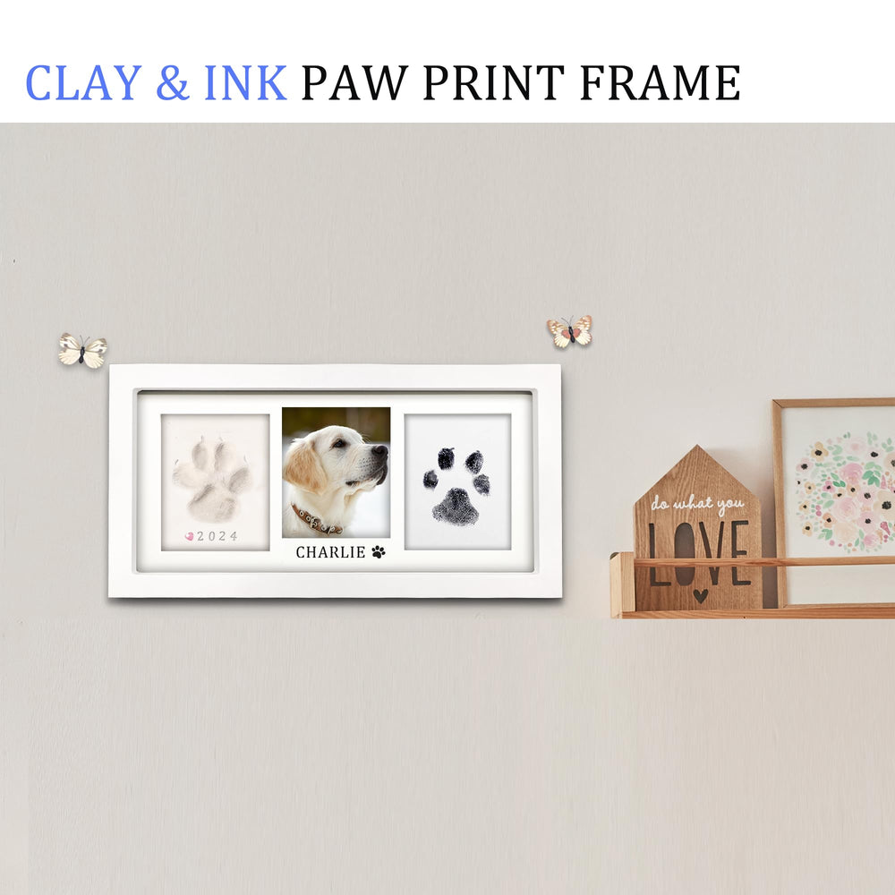 MYPAWLETS soft paw print clay close-up ready to capture a pet's print.