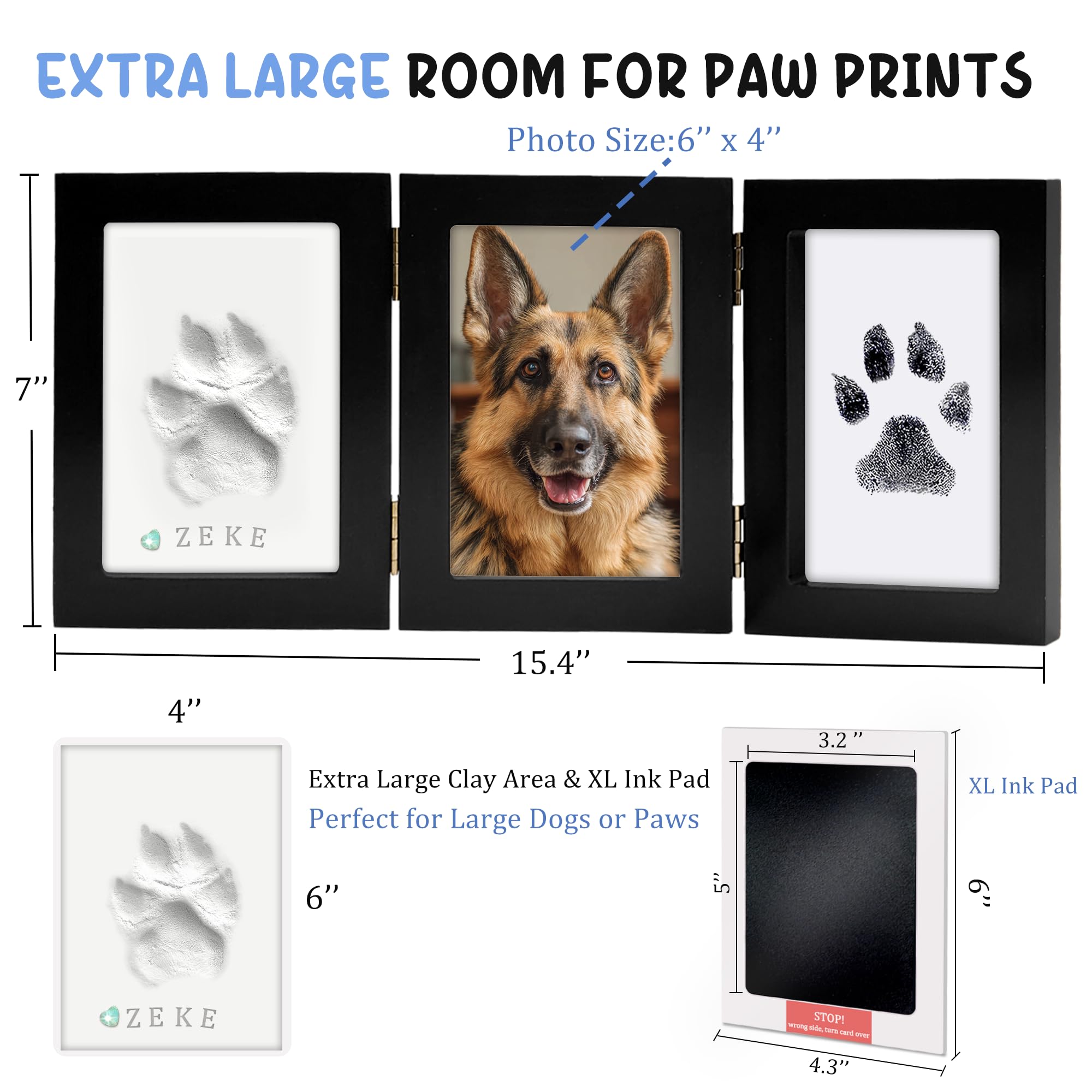 MYPAWLETS paw print clay captures tiny details for a lasting keepsake.