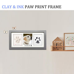 MYPAWLETS Paw Print Frame Kit: Clean Touch ink pad for safe paw impressions.