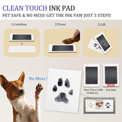 MYPAWLETS Paw Print Frame Kit: customization tool for a personalized memorial.