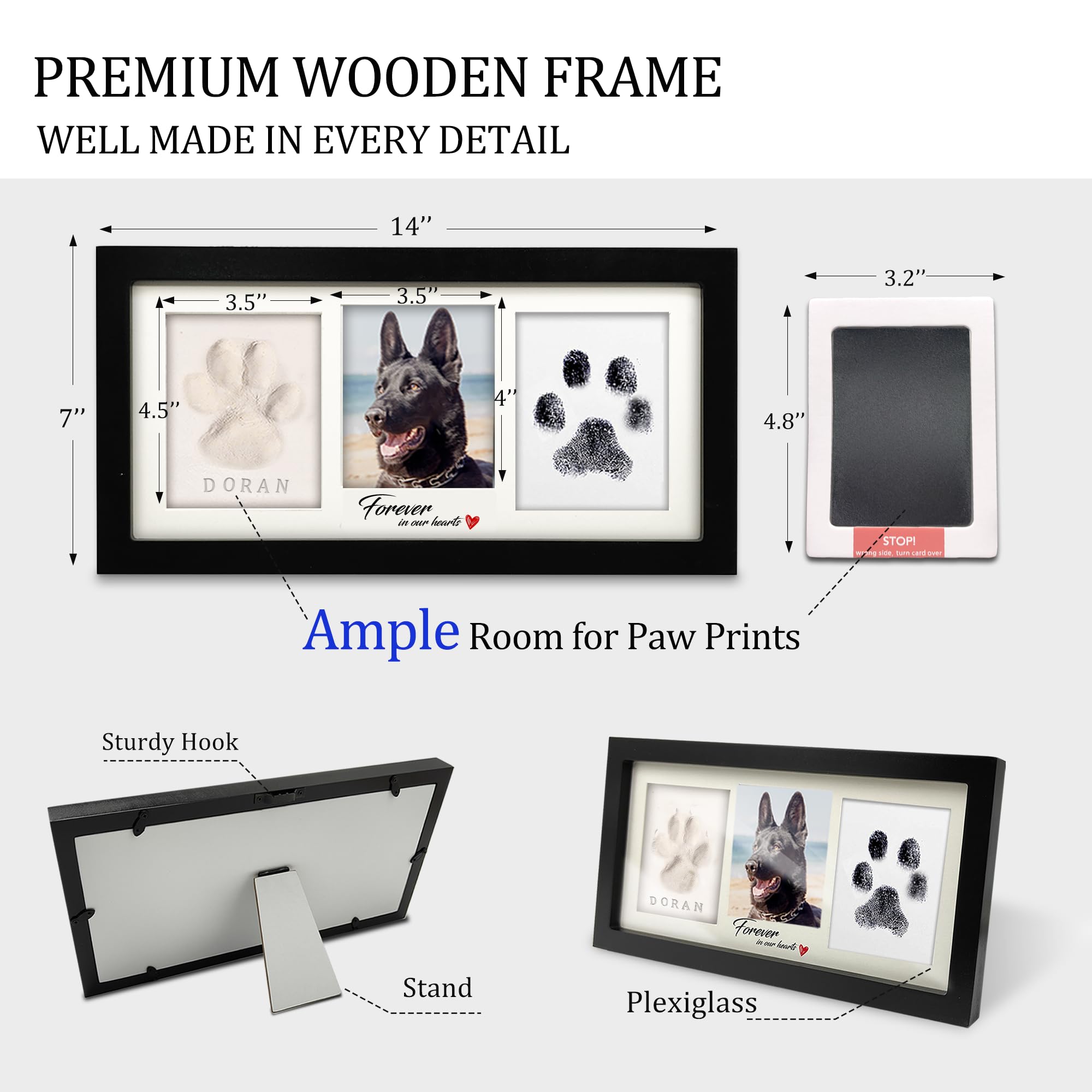 MYPAWLETS compact kit fits easily into a home memorial setup.