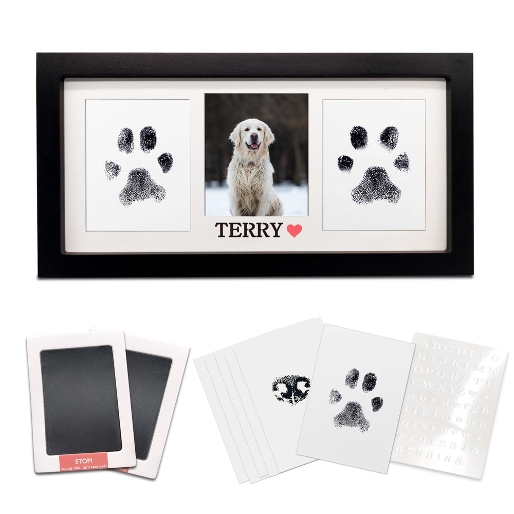 MYPAWLETS paw print frame kit ready-to-display memory keepsake