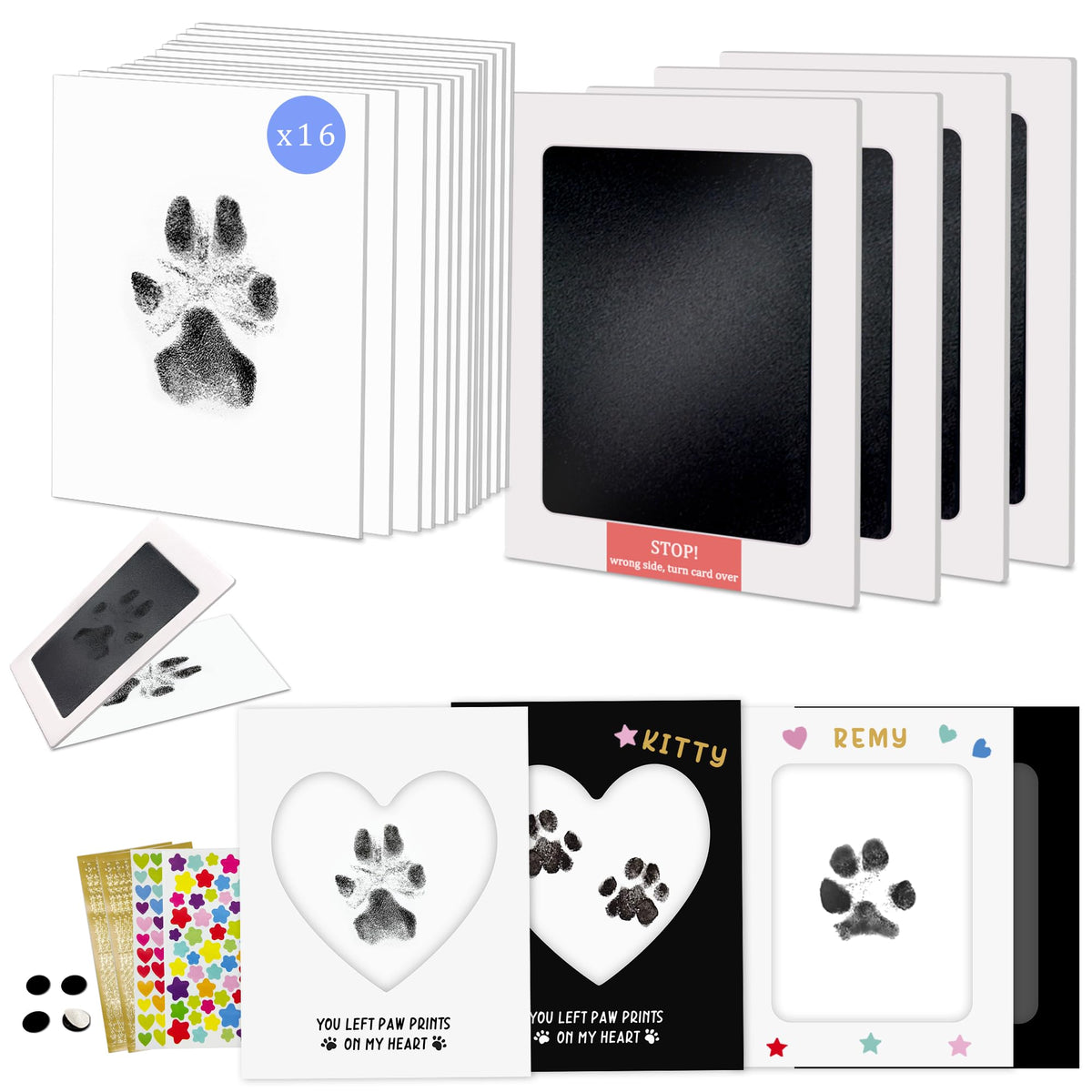 MYPAWLETS inkless pad captures safe paw prints for lasting keepsakes