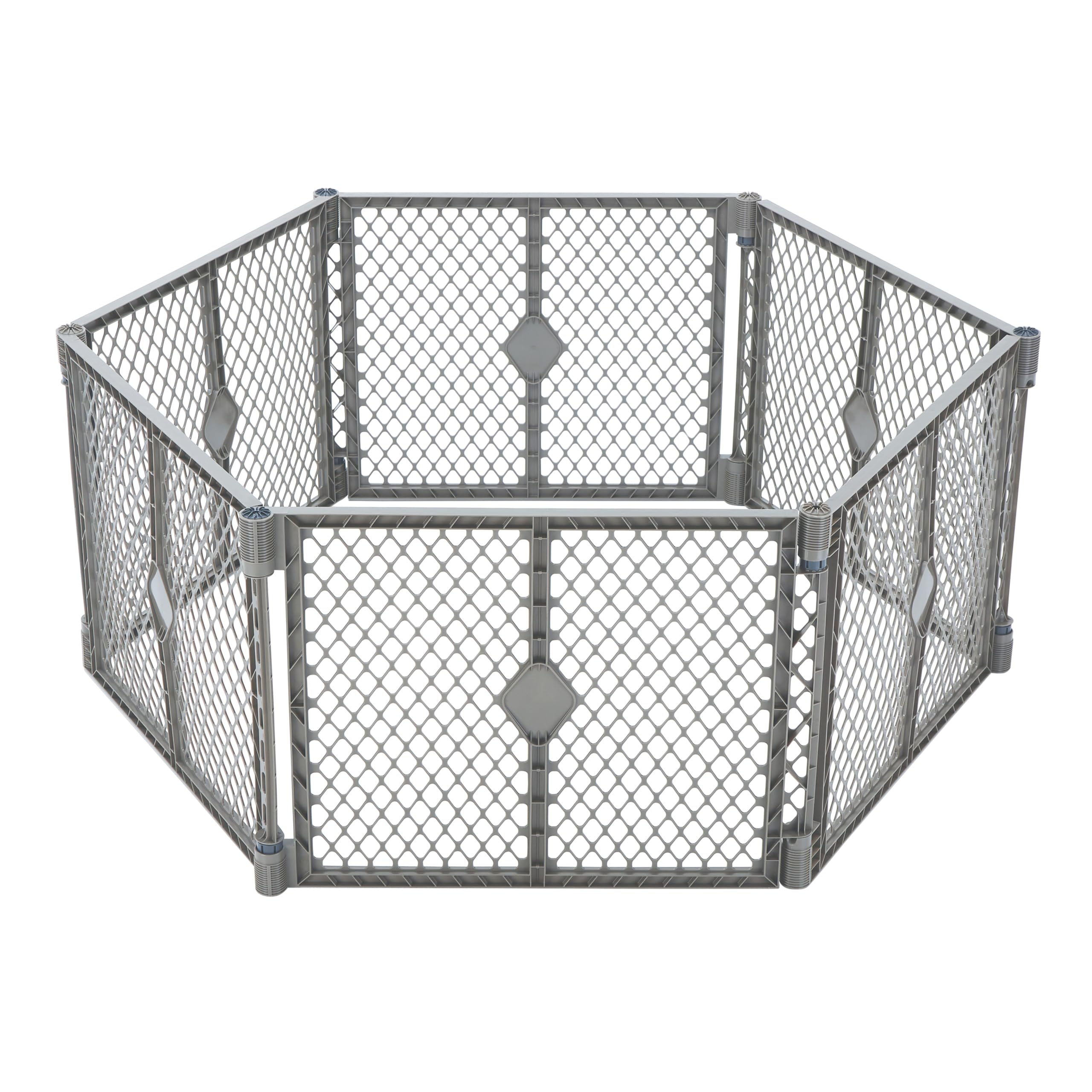 MyPet Petyard fieldstone finish fully assembled for safe indoor outdoor space