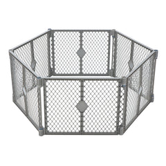 MyPet Petyard fieldstone finish fully assembled for safe indoor outdoor space