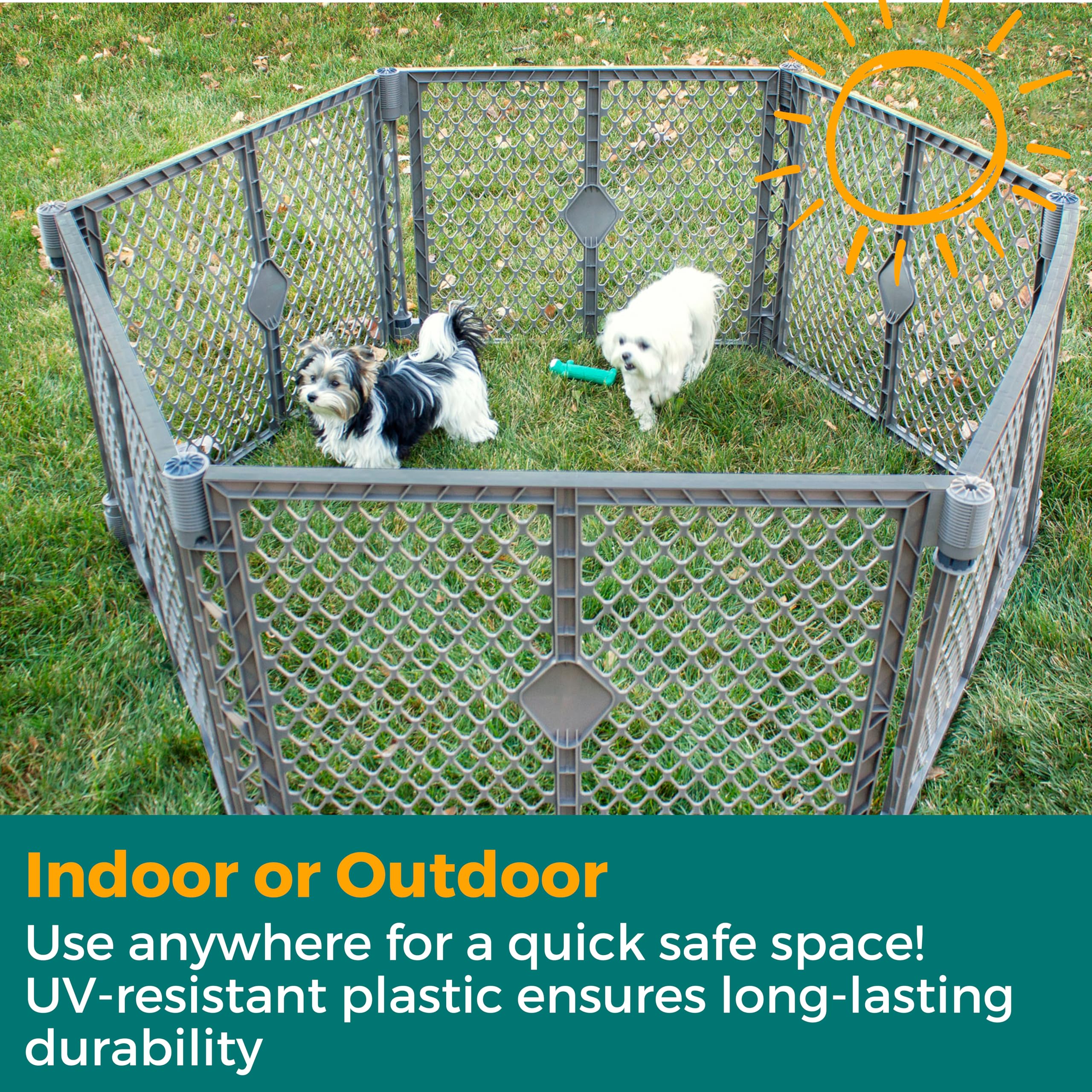 MyPet Petyard suitable for indoor and outdoor use with quick setup