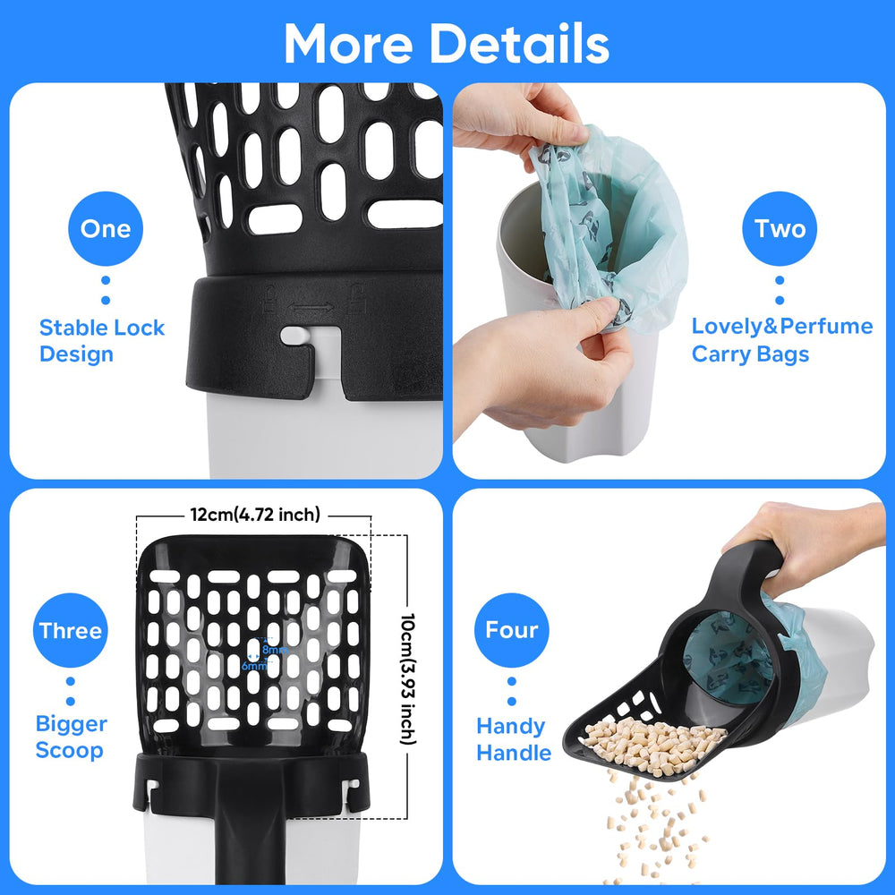 PP material scoop provides lightweight daily durability