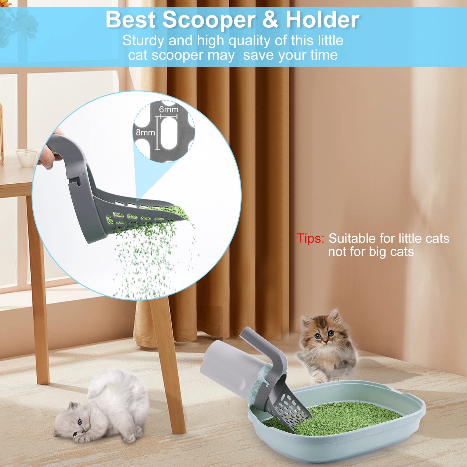 Sheltered lid design keeps waste contained during transport.