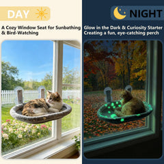 Myrtle Sky foldable window hammock for easy storage and space-saving setup