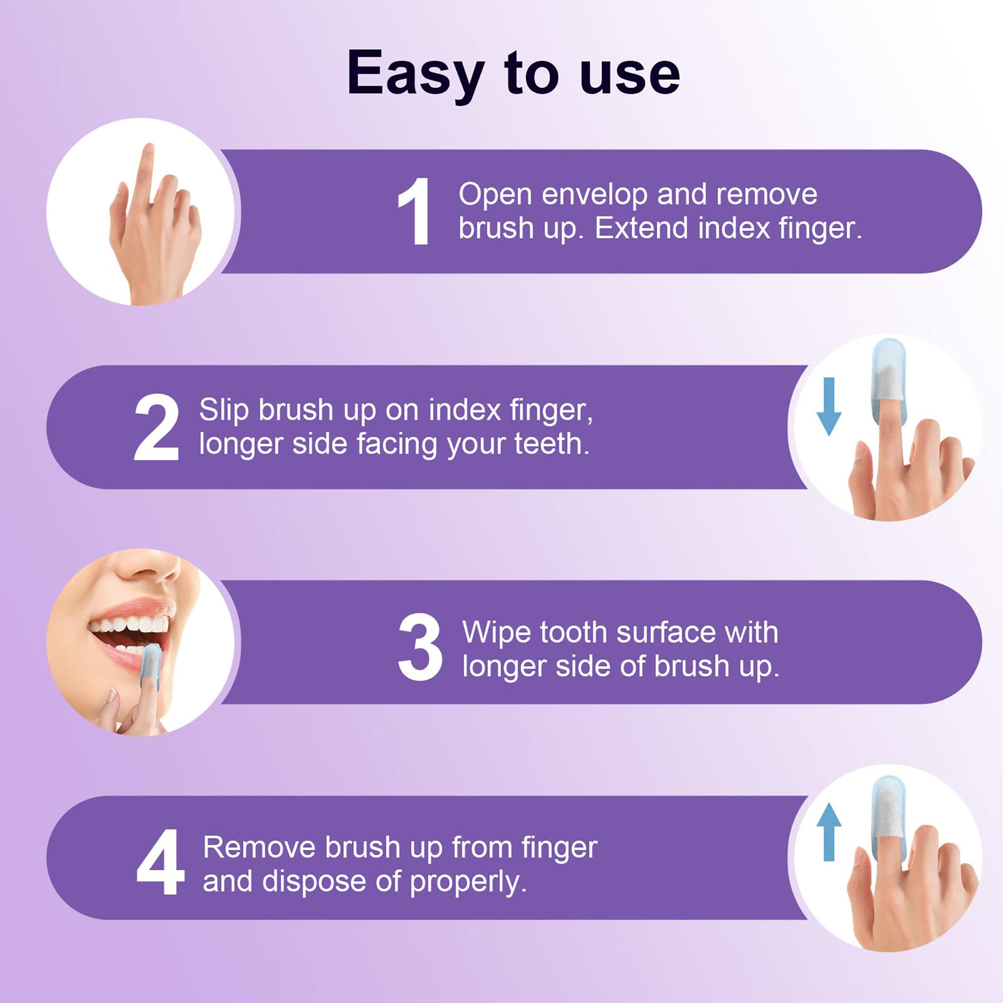 MySmile Teeth Wipes help reduce surface staining from coffee, tea, and wine.