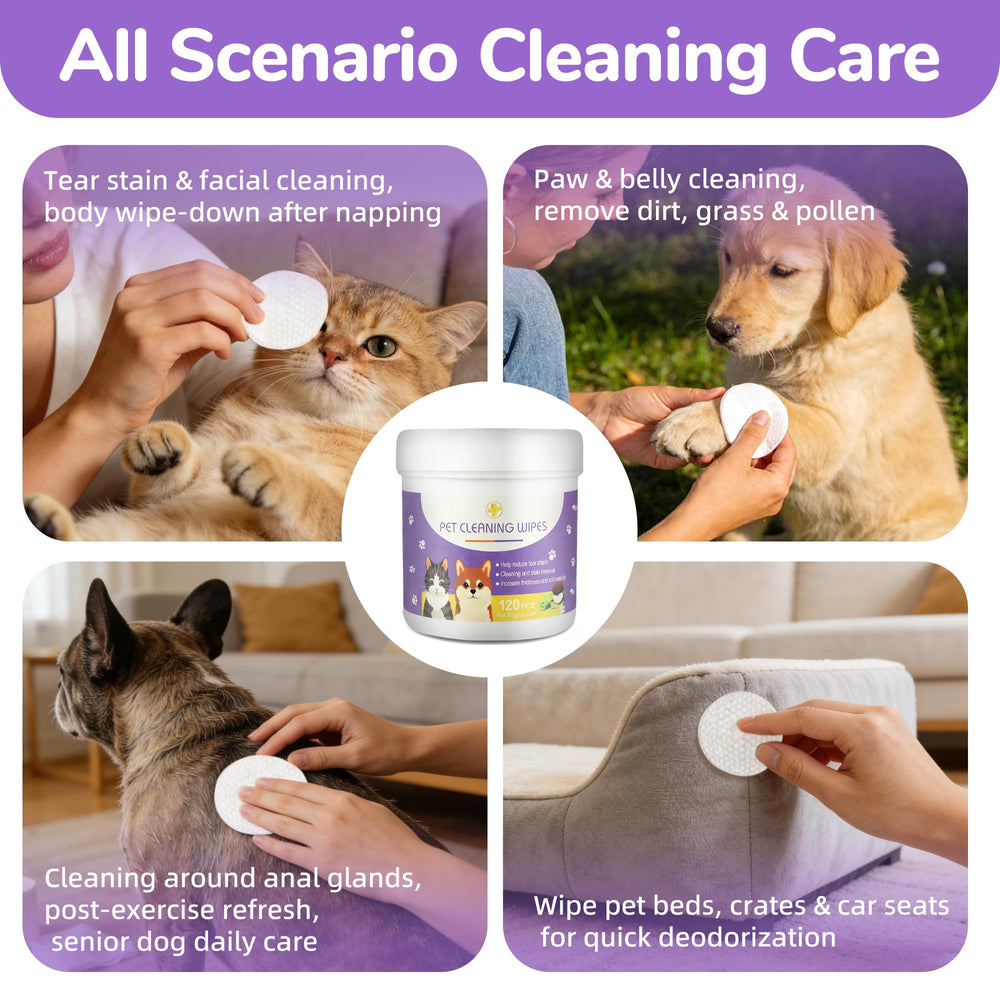 MyTend wipes suitable for puppies kittens and senior pets