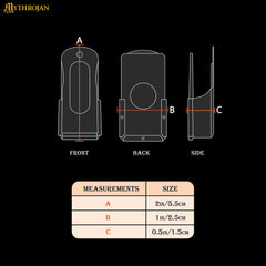 Mythrojan brass-steel clicker for dog training in action.