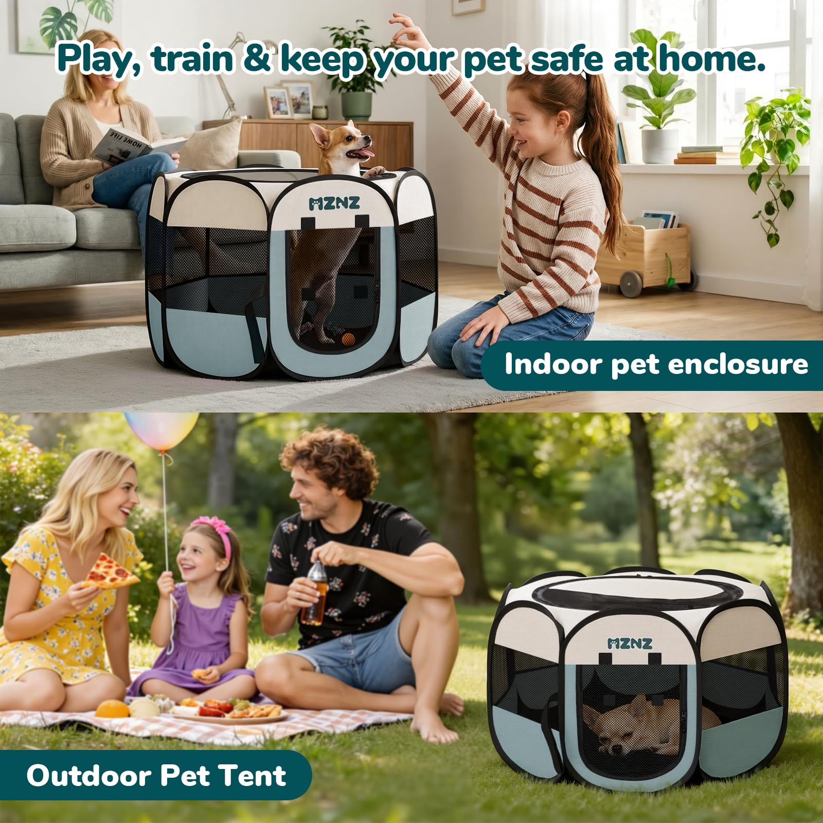 MZNZ playpen carries bag ready for travel and storage